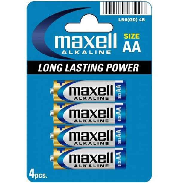 Baterie MAXELL alkaiczne AA LR6 4szt.