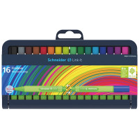 Cienkopis SCHNEIDER Link-it 16 kolorów na stojaku