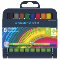 Cienkopis SCHNEIDER Link-it 8 kolorów na stojaku
