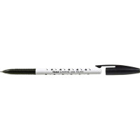 Długopis jednorazowy TOMA Superfine w gwiazdki czarny