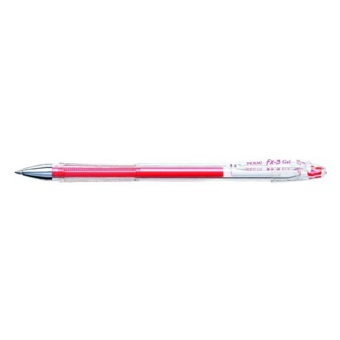 Długopis żelowy PENAC FX-3 czerwony