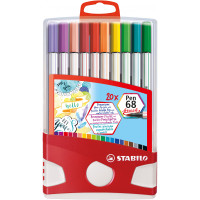 Flamaster STABILO Pen 68 Brush Color Parade kpl. 20szt. mix kolorów