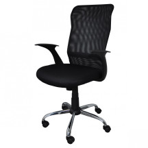 Fotel biurowy Office Products Rhodos, czarny