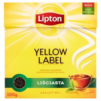 Herbata czarna LIPTON Yellow Label liściasta 100g