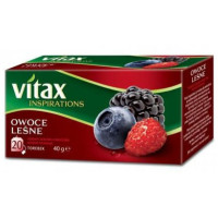 Herbata ekspresowa VITAX owoce leśne 20szt.