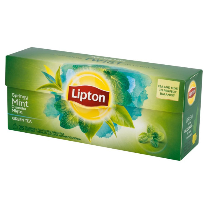 Herbata zielona LIPTON Miętowa 25szt.