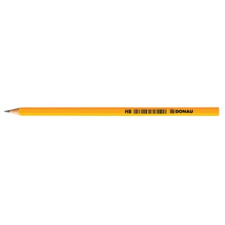 Ołówek drewniany DONAU HB lakierowany żółty