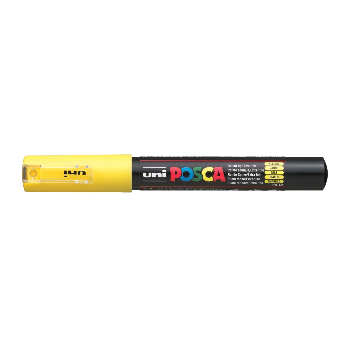 Marker UNI Posca PC-1M z farbą plakatową żółty