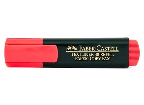 Zakreślacz czerwony Faber-Castell