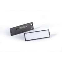 Identyfikator DURABLE 17x67mm Clip Card z agrafką czarny 813301 25szt.