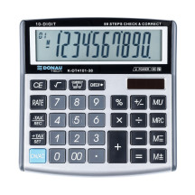 Kalkulator biurowy DONAU TECH 12-cyfrowy 203x158x31mm czarny