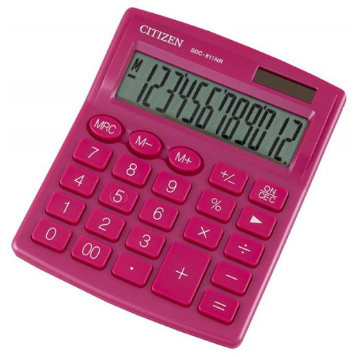 Kalkulator CITIZEN SDC-812NRPKE 12-cyfrowy różowy