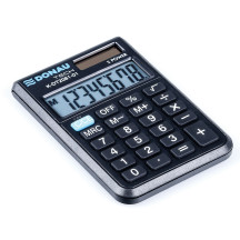Kalkulator kieszonkowy DONAU TECH 8-cyfrowy 90x60x11mm czarny