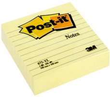 Karteczki samoprzylepne Post-it 100x100mm w linie 3M-70071088515