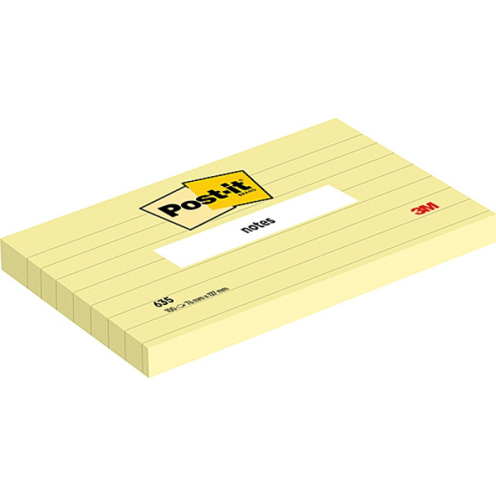 Karteczki samoprzylepne Post-it 127x76 w linie 3M-70071088507