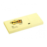 Karteczki samoprzylepne Post-it 38x51mm żółty 3szt. 3M-UU009543909