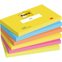 Karteczki samoprzylepne Post-it 76x127mm paleta energetyczna 6szt. 3M-4046719506620