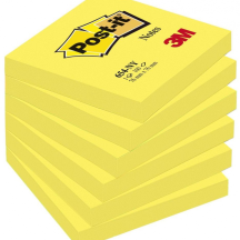 Karteczki samoprzylepne Post-it 76x76mm jaskrawy żółty 3M-70007028049