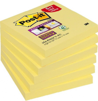 Karteczki samoprzylepne Post-it Super Sticky 76x76mm żółty 3M-70005198315