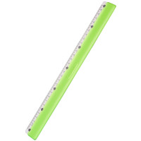 Linijka KEYROAD Color Bar aluminiowa 30cm z uchwytem