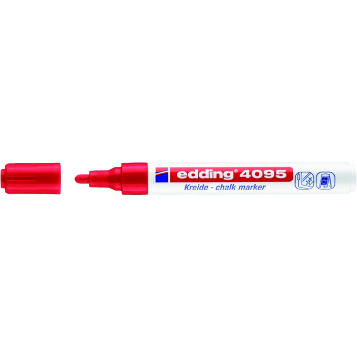 Marker kredowy EDDING e-4095 2-3mm okrągły czerwony