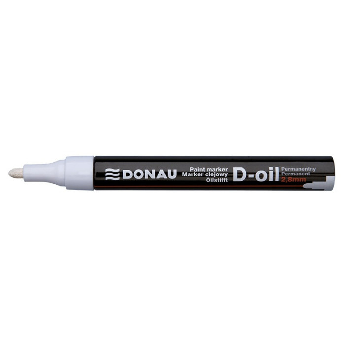 Marker olejowy DONAU D-oil 2,8mm biały