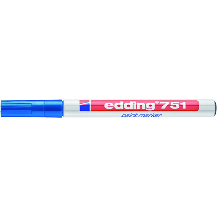 Marker olejowy EDDING E-751 1-2mm okrągły niebieski
