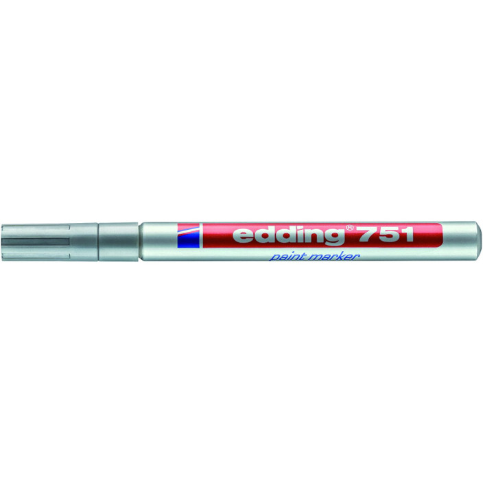 Marker olejowy EDDING E-751 1-2mm okrągły srebrny