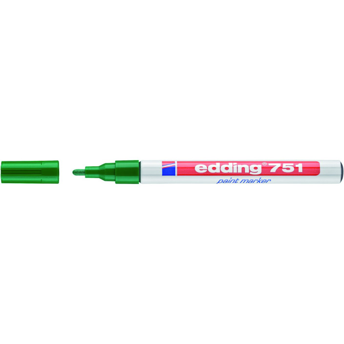 Marker olejowy EDDING E-751 1-2mm okrągły zielon