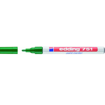 Marker olejowy EDDING E-751 1-2mm okrągły zielon opis
