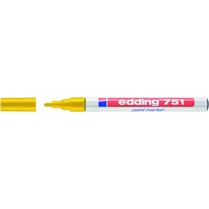 Marker olejowy EDDING E-751 1-2mm okrągły żółt