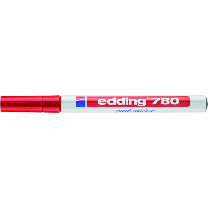 Marker olejowy EDDING E-780 0,8mm igłowy czerwony