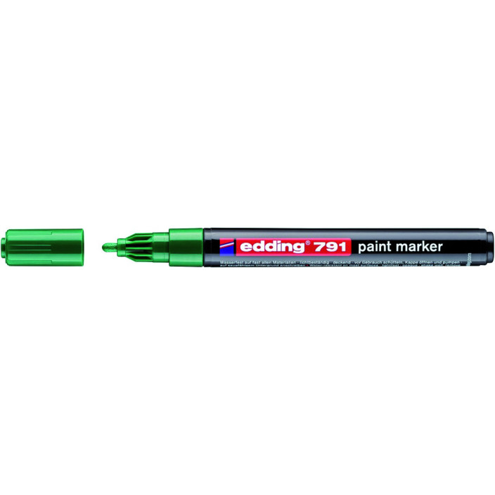Marker olejowy EDDING E-791 1-2mm okrągły zielony