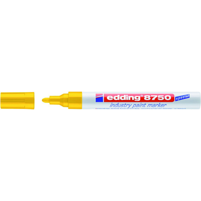 Marker olejowy EDDING E-8750 2-4mm okrągły żółty
