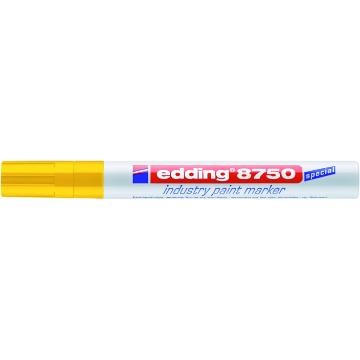 Marker olejowy EDDING E-8750 2-4mm okrągły żółty