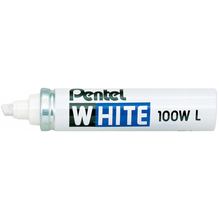 Marker olejowy PENTEL X100W-L ścięta końcówka biały