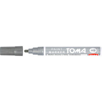 Marker olejowy TOMA TO-440 2,5mm okrągły srebrny