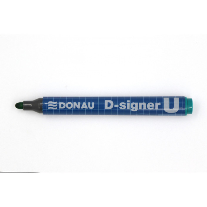 Marker permanentny DONAU D-signer okrągły zielony