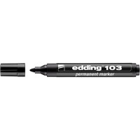 Marker permanentny EDDING 103 1,5-3mm okrągły czarny