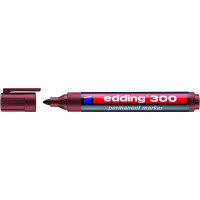 Marker permanentny EDDING 300 1,5-3mm okrągły brązowy