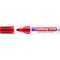Marker permanentny EDDING 550 3-4mm okrągły czerwony