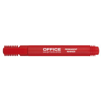 Marker permanentny OFFICE PRODUCTS okrągły czerwony
