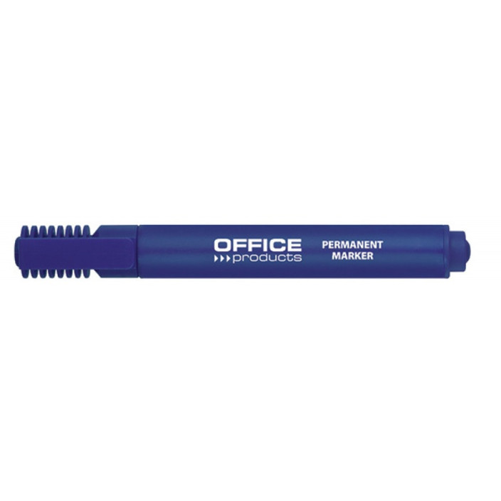 Marker permanentny OFFICE PRODUCTS ścięty niebieski