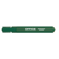 Marker permanentny OFFICE PRODUCTS ścięty zielony