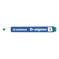 Marker suchościeralny DONAU D-signer 2-4mm okrągły zielony