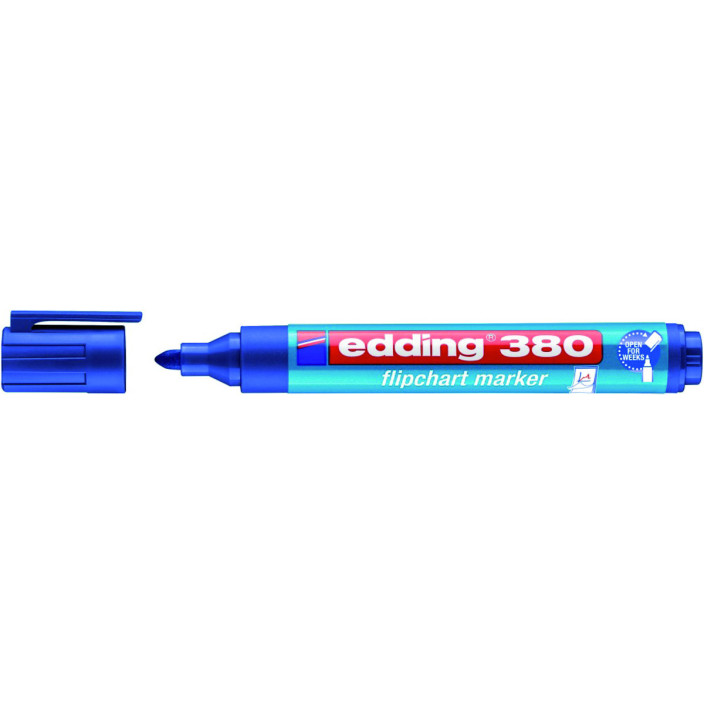 Marker suchościeralny EDDING E-380 1,5-3mm okrągły niebieski