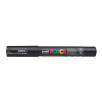 Marker UNI Posca PC-1M z farbą plakatową czarny