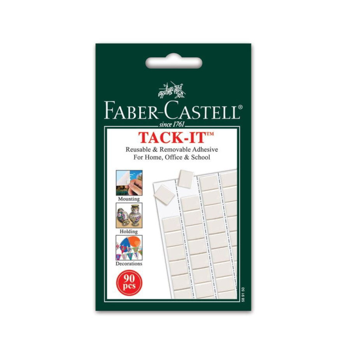 Masa mocująca FABER-CASTELL tack-it 50g biała