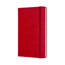 Notatnik MOLESKINE Classic M w kropki 11,5x18cm 208 stron czerwony 
