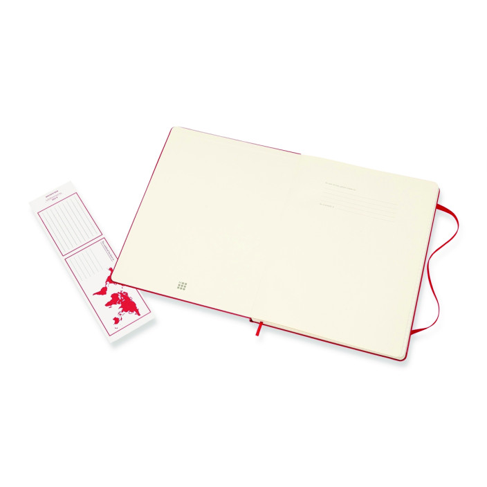 Notatnik MOLESKINE Classic XL 19x25cm twardy w kratkę 192 strony czerwony